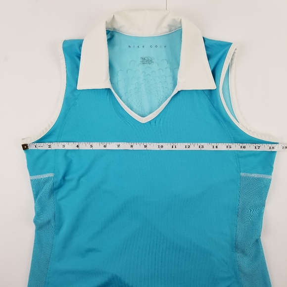 Nike Golf blue and white tank top in size Medium - Picture 7 of 8